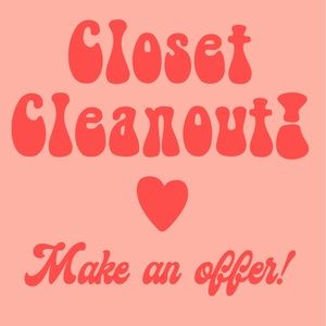 CLOSET CLEANOUT